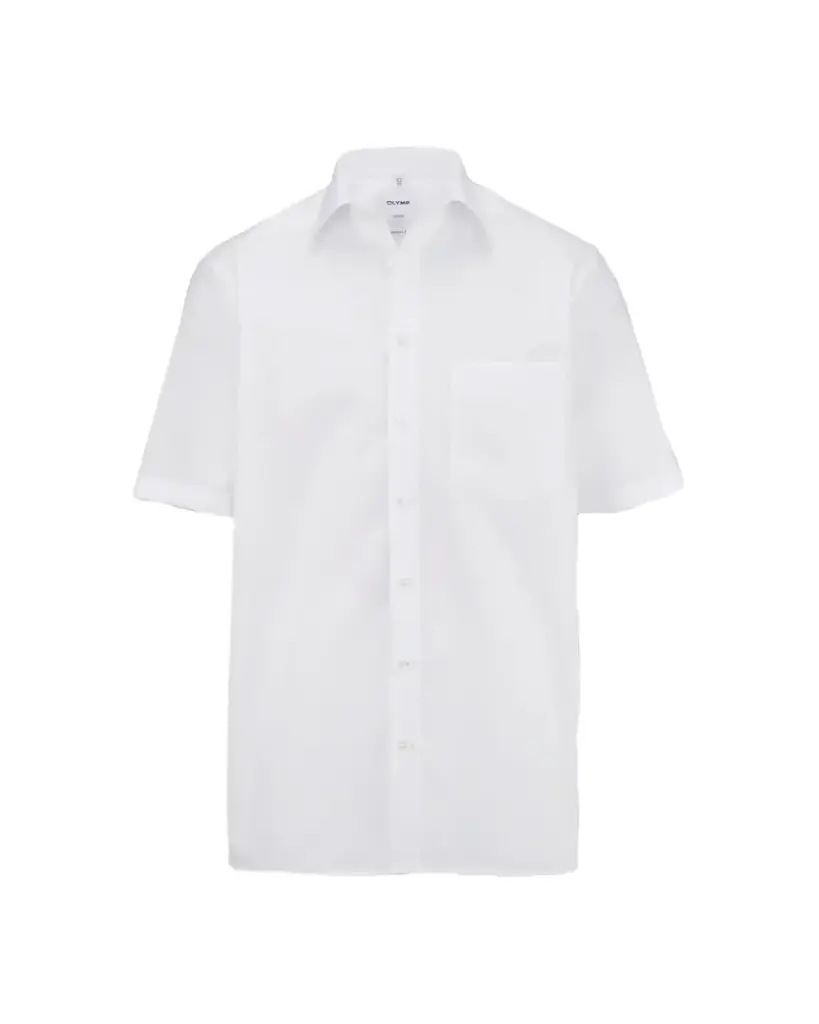 DMI Herren Hemd 0254 Luxor Comfort Fit Uni New Kent Extra kurzer Arm