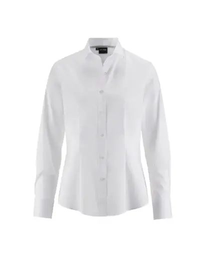 XQT Damen Bluse 0606 Level Five Body Fit Uni Arezzo Langarm